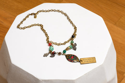 SHINE FROM THE INSIDE OUT NECKLACE - MADE IN KENYA